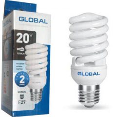 Энергосберегающая лампа Global 20W E27 