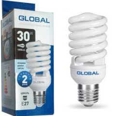 Энергосберегающая лампа Global 30W E27 