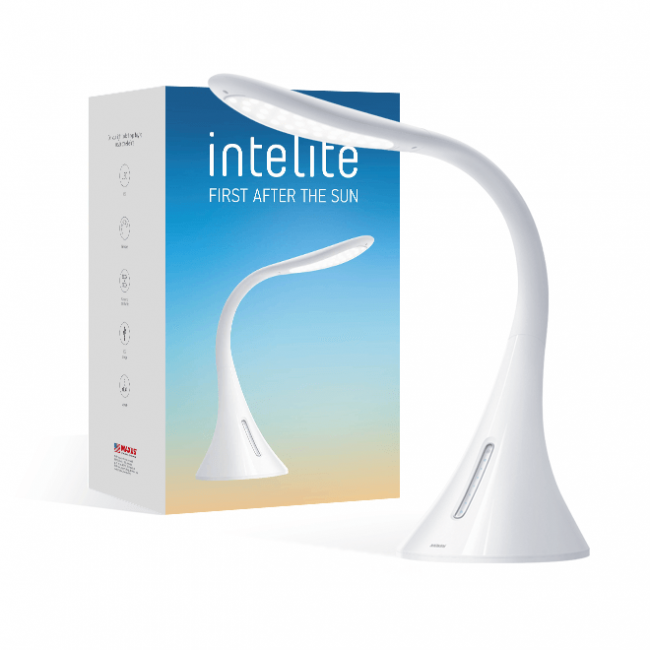 Настольный светильник Intelite Desk lamp 9W White (DL2-9W-WT) 